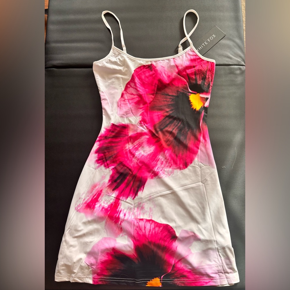 WHITE FOX 💖 - Maybe Later mini dress violet petals